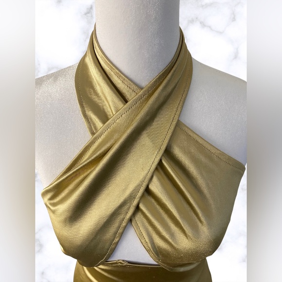 Gold Jumpsuit - Picture 2 of 4